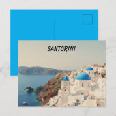 Santorini Ansichtkaart Briefkaart (Voorkant / Achterkant)