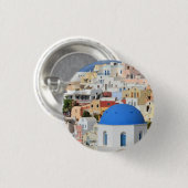 Santorini Architecture Button / Badge (Voorkant /achterkant)