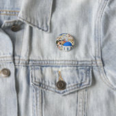 Santorini Architecture Button / Badge (In situ)