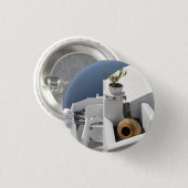 Santorini Architecture Button / Badge (Voorkant /achterkant)