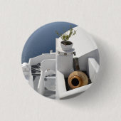 Santorini Architecture Button / Badge (Voorkant)