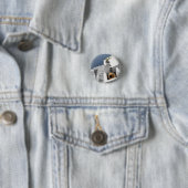Santorini Architecture Button / Badge (In situ)