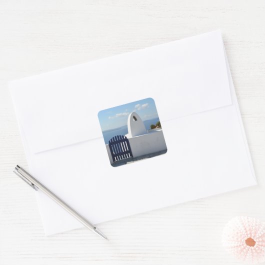 Santorini Architecture Stickers (Envelop)