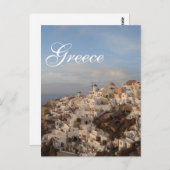 Santorini Beauty, Griekenland Briefkaart (Voorkant / Achterkant)