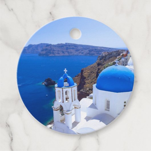 Santorini Bedankjes Labels (Voorkant)