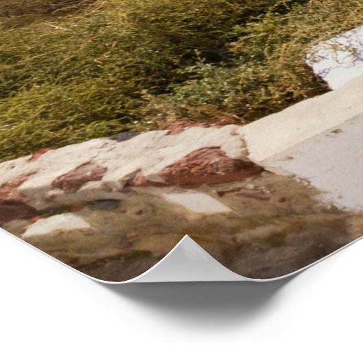 Santorini - Bell-toren in het poster Oia (Hoek)