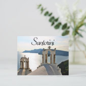 Santorini Bell Tower Griekenland Briefkaart (Staand voorkant)