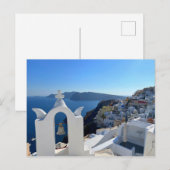 Santorini Bell Tower Griekenland Fotografie Briefkaart (Voorkant / Achterkant)