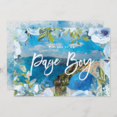 santorini ben je mijn kaartje voor het kind . bedankkaart (Voorkant / Achterkant)