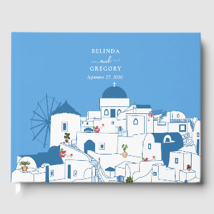 Santorini Bestemming Grieks Eiland Bruiloft Gastenboek