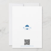 Santorini Bestemming Grieks Eiland Bruiloft Save The Date (Achterkant)