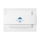 Santorini Bestemming Grieks Eiland Bruiloft Uitnodigingen Wikkel (Voorkant Voorbeeld)