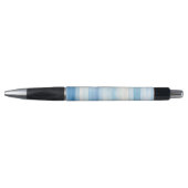 Santorini Blauw Witte Strepen Pen (Voorkant)