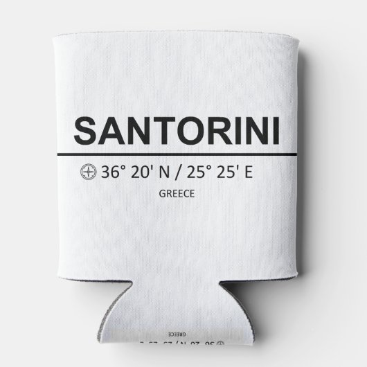 Santorini Blikjeskoeler (Achterkant)