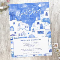 Santorini Bridal Shower