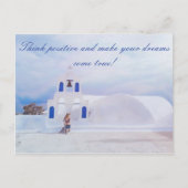 Santorini :-) briefkaart (Voorkant)