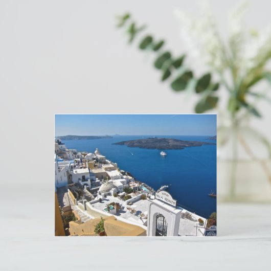 Santorini Briefkaart (Staand voorkant)