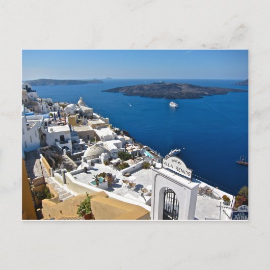 Santorini Briefkaart (Voorkant)