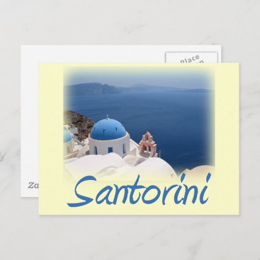 Santorini Briefkaart (Voorkant / Achterkant)