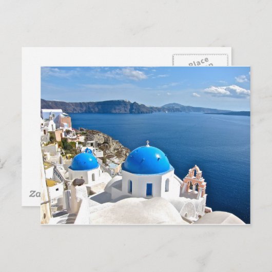 Santorini Briefkaart (Voorkant / Achterkant)