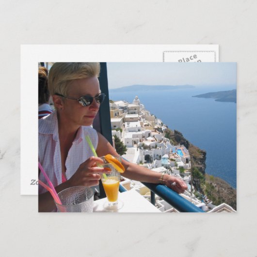 Santorini - Briefkaart (Voorkant / Achterkant)