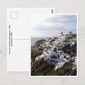 Santorini Briefkaart (Voorkant / Achterkant)