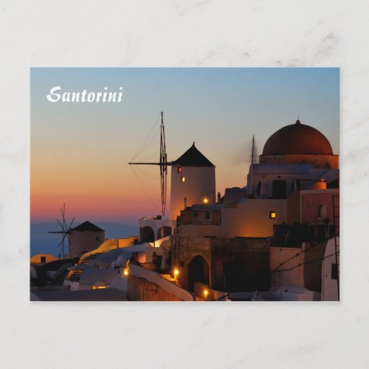 Santorini Briefkaart (Voorkant)