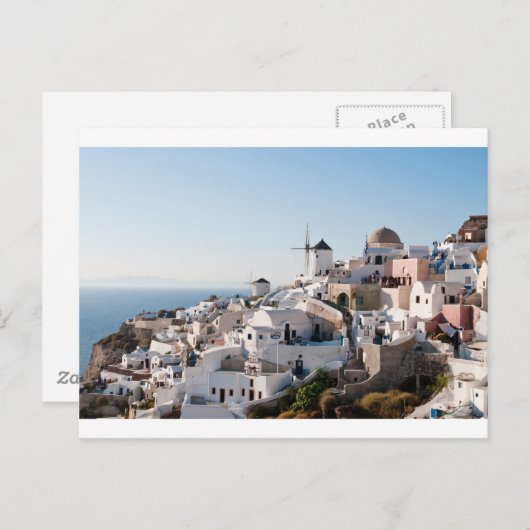 Santorini Briefkaart (Voorkant / Achterkant)