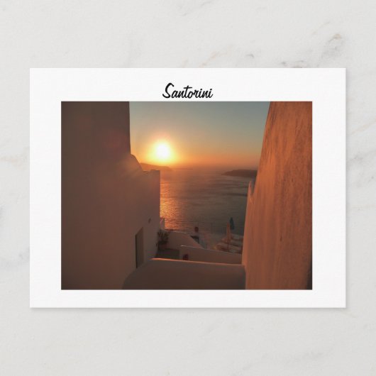 Santorini Briefkaart (Voorkant)