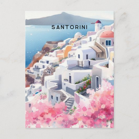 santorini briefkaart (Voorkant)