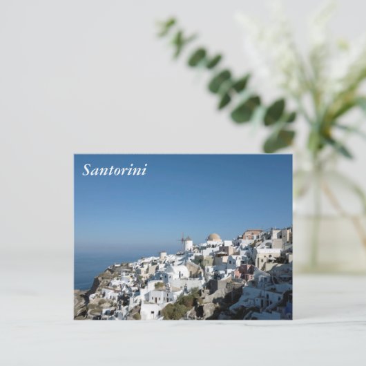 Santorini Briefkaart (Staand voorkant)