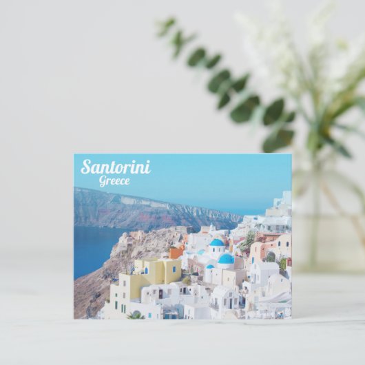 Santorini Briefkaart (Staand voorkant)