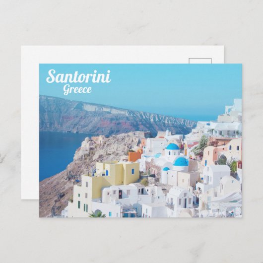 Santorini Briefkaart (Voorkant / Achterkant)