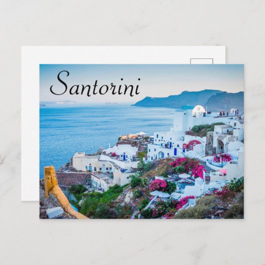 Santorini Briefkaart (Voorkant / Achterkant)