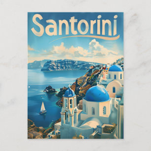 Santorini  briefkaart