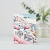santorini briefkaart (Staand voorkant)