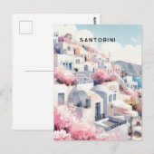 santorini briefkaart (Voorkant / Achterkant)