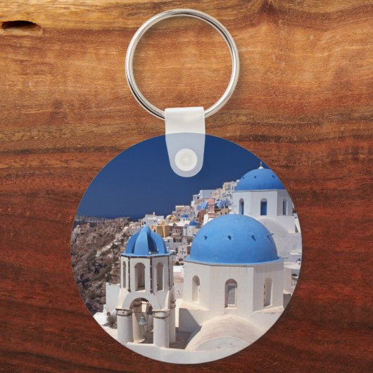 Santorini Button Sleutelhanger (Voorkant)