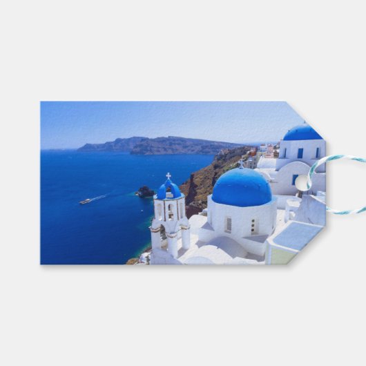 Santorini Cadeaulabel (Voorkant (Horizontaal))
