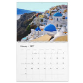 santorini Calendar Kalender (Feb 2027)