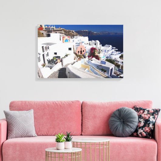 Santorini Canvas (Insitu (Woonkamer))