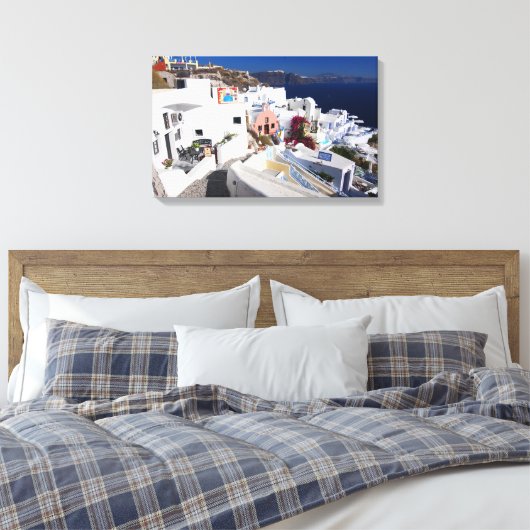 Santorini Canvas (Insitu (Slaapkamer))