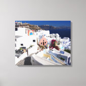 Santorini Canvas Afdruk (Voorkant)