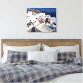 Santorini Canvas Afdruk (Insitu (Slaapkamer))