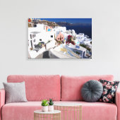 Santorini Canvas Afdruk (Insitu (Woonkamer))