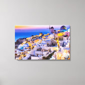 Santorini Canvas Afdruk (Voorkant)