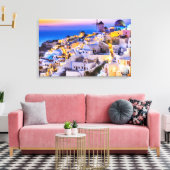 Santorini Canvas Afdruk (Insitu (Woonkamer))