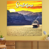 Santorini Canvas Afdruk (Insitu (Woonkamer))