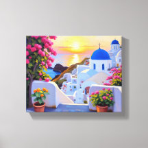 Santorini Canvas Print