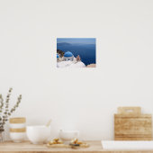 Santorini Canvas Print (Keuken)